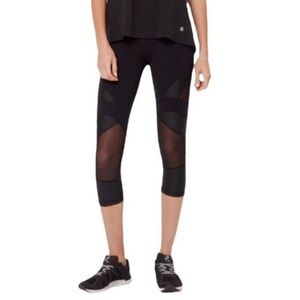 SWEATY BETTY Power wet-look mesh and jersey leggings, black medium